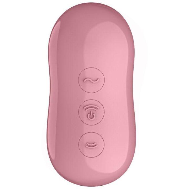 SATISFYER - ESTIMULADOR E VIBRADOR DE PULSO DE AR COTTON CANDY ROSA