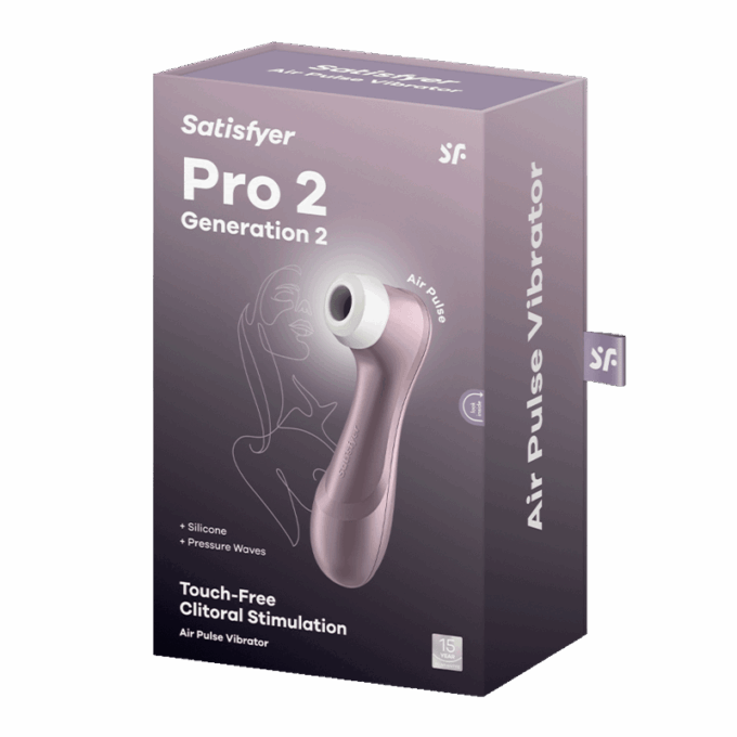 SATISFYER - ESTIMULADOR DE PULSO DE AR PRO 2 VIOLETA