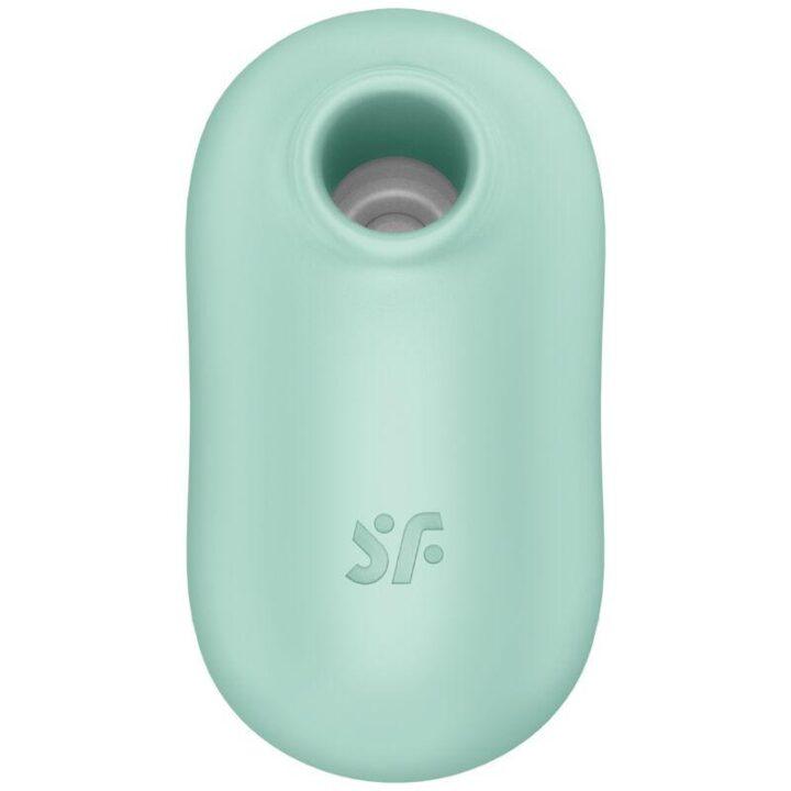SATISFYER - PRO TO GO 2 ESTIMULADOR E VIBRADOR DE PULSO DE AR DUPLO VERDE
