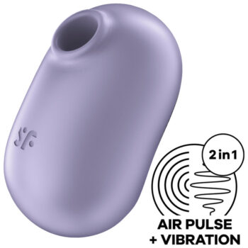 Satisfyer - Pro To Go 2 Double Air Pulse Stimulator & Vibrator Violet