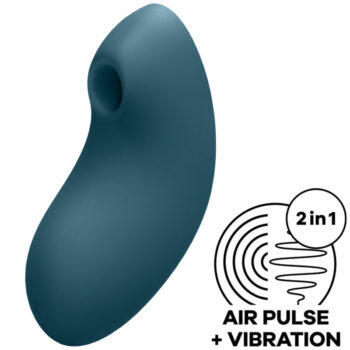 Satisfyer - Vulva Lover 2 Air Pulse Stimulator & Vibrator Blue
