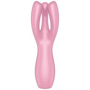 SATISFYER - VIBRADOR THREESOME 3 ROSA