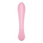 SATISFYER - VIBRAO HÍBRIDA TRIPLE OH ROSA