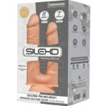 Silexd - Model 1 Realistic Penis Doble Penetracion Premium Silexpan Silicone 17.5 / 19.5 Cm
