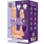 Silexd - Model 1 Realistic Penis Double Penetration Vibrator Premium Silexpan Silicone Remote Control 17.5 / 19.5 Cm