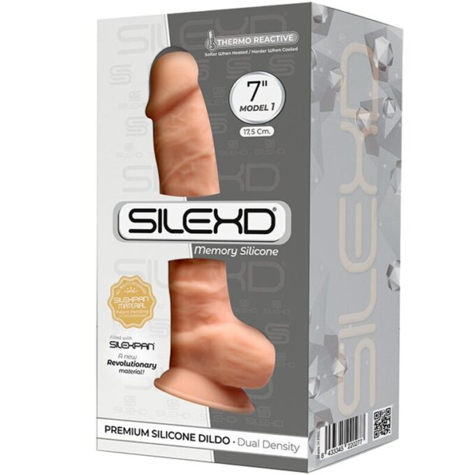 Silexd - Model 1 Realistic Penis Premium Silexpan Silicone 17.5 Cm