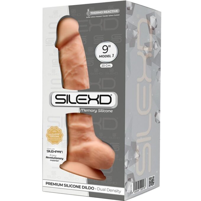 Silexd - Model 1 Realistic Penis Premium Silexpan Silicone 23 Cm
