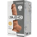 Silexd - Model 1 Realistic Penis Premium Silexpan Silicone Caramel 17.5 Cm