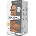 Silexd - Model 1 Realistic Penis Premium Silexpan Silicone Caramel 21.5 Cm