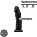 Silexd - Model 2 Realistic Penis Premium Silexpan Silicone Black 15 Cm