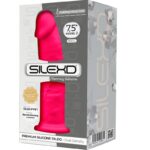 Silexd - Model 2 Realistic Penis Premium Silexpan Silicone Fuchsia 19 Cm