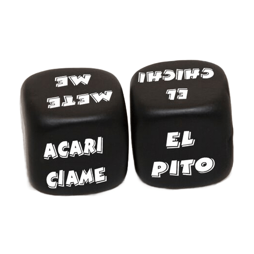 DIABLO PICANTE - 2 DADOS DE AO E PARTE DO CORPO