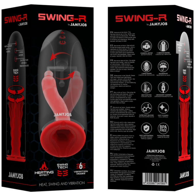 Jamyjob - Swing-r Heating Effect, Swing Tech And Vibration Masturbator