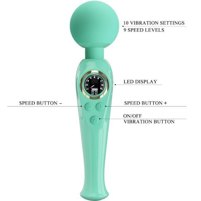 Pretty Love - Skyler Green Wand Vibrator