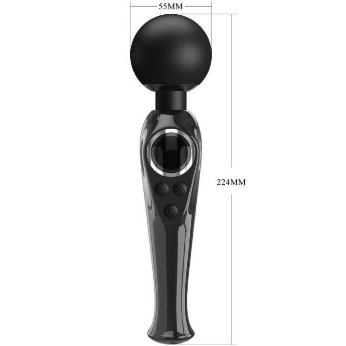 Pretty Love - Skyler Vibrator Wand Black