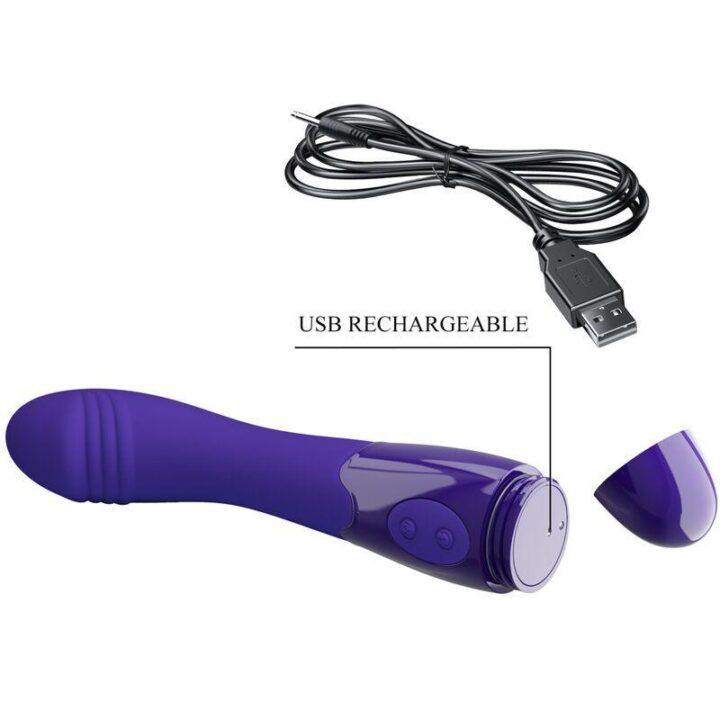 PRETTY LOVE - ELEMENTAL YOUTH VIOLETA VIBRADOR DILDO