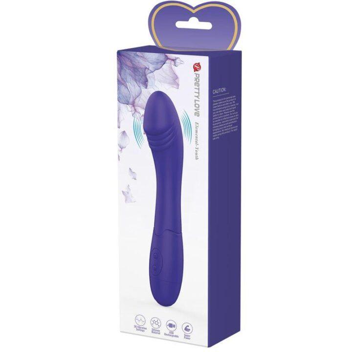 PRETTY LOVE - ELEMENTAL YOUTH VIOLETA VIBRADOR DILDO