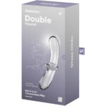 Satisfyer - Double Crystal Dildo Transparent