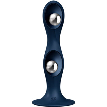SATISFYER-PLUGS-SATISFYER-DOUBLE-BALL-R-SILICONE-DILDO-BLUE-1