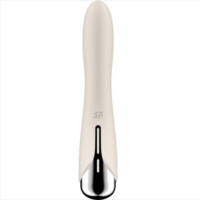 SATISFYER - VIBRADOR ROTADOR BEGE SPINNING VIBE 1 G-SPOT BEIGE