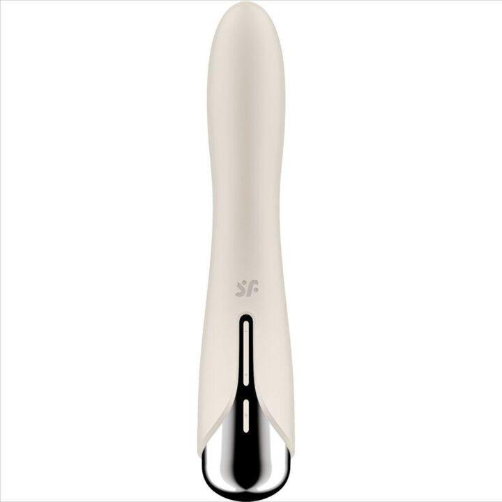 SATISFYER - VIBRADOR ROTADOR BEGE SPINNING VIBE 1 G-SPOT BEIGE