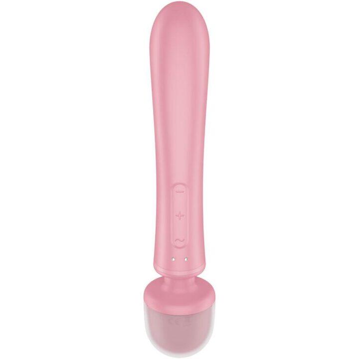 SATISFYER - TRIPLE LOVER RABBIT VIBRADOR MASSAGER ROSA