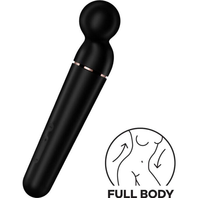 Satisfyer - Planet Wand-er Vibrator Massager Black