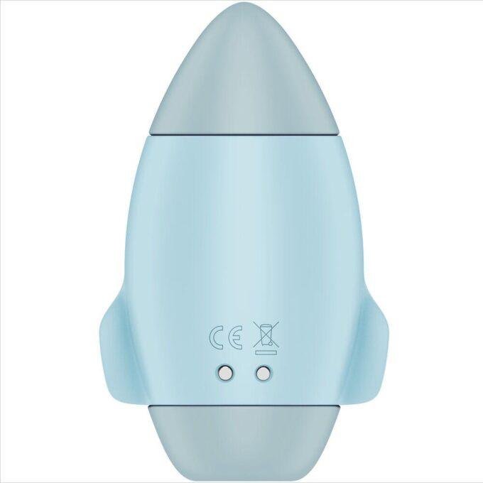 SATISFYER - VIBRADOR DE IMPULSO DUPLO PEQUENO AZUL MISSION CONTROL