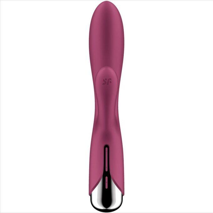 SATISFYER - COELHO GIRATÓRIO 1 CLITÓRIS E ESTIMULAO DE PONTO G VERMELHO