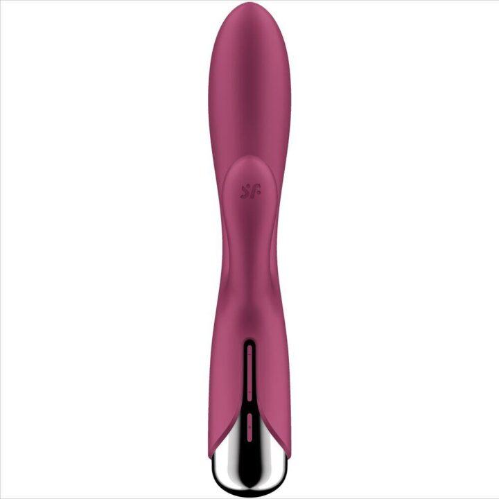 SATISFYER - COELHO GIRATÓRIO 1 CLITÓRIS E ESTIMULAO DE PONTO G VERMELHO