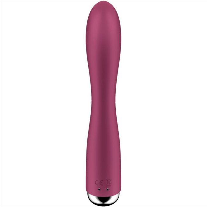 SATISFYER - COELHO GIRATÓRIO 1 CLITÓRIS E ESTIMULAO DE PONTO G VERMELHO