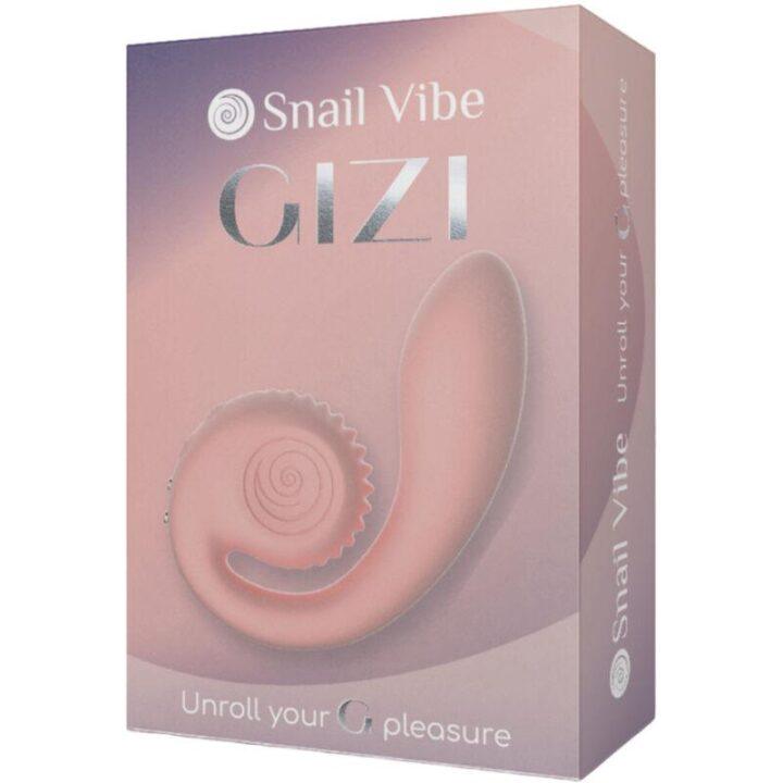 SNAIL VIBE - ESTIMULADOR DUPLO GIZI ROSA