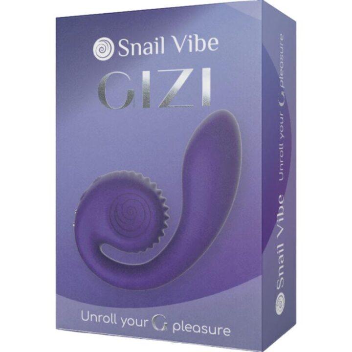 SNAIL VIBE - ESTIMULADOR DUPLO GIZI VIOLETA