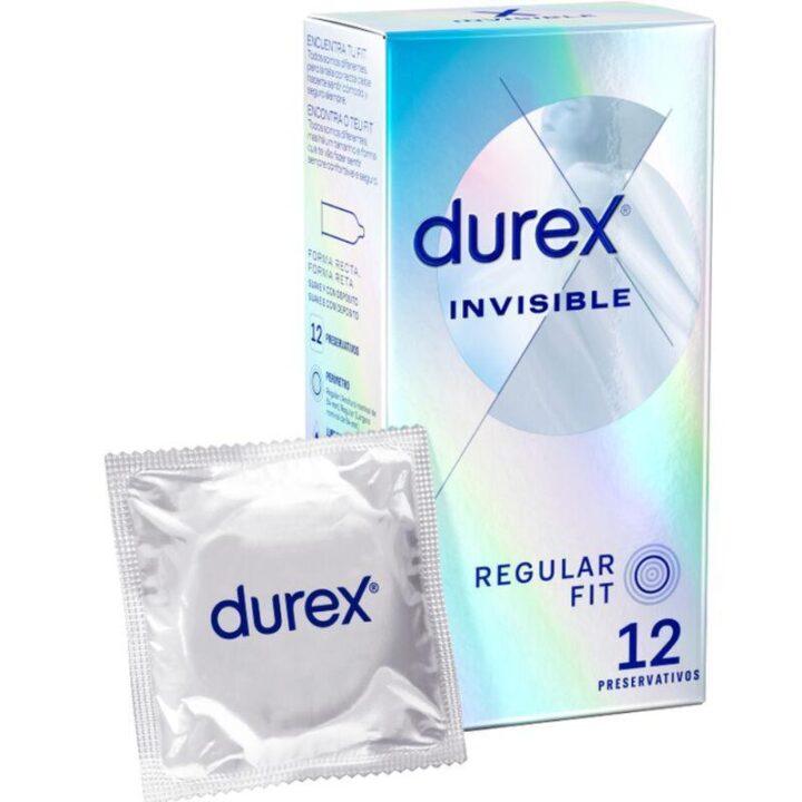 DUREX - PRESERVATIVOS ULTRA FINOS INVISÍVEIS 12 UNIDADES