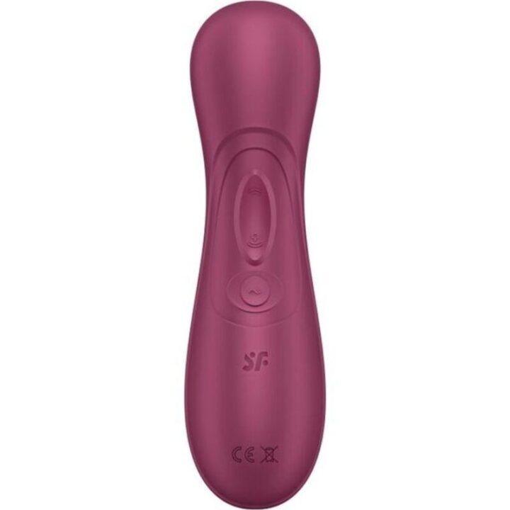 SATISFYER - PRO 2 GERAO 3 TECNOLOGIA DE AR LÍQUIDO VINHO TINTO