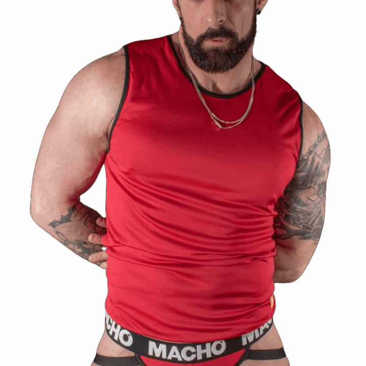 MACHO - T-SHIRT VERMELHA L/XL