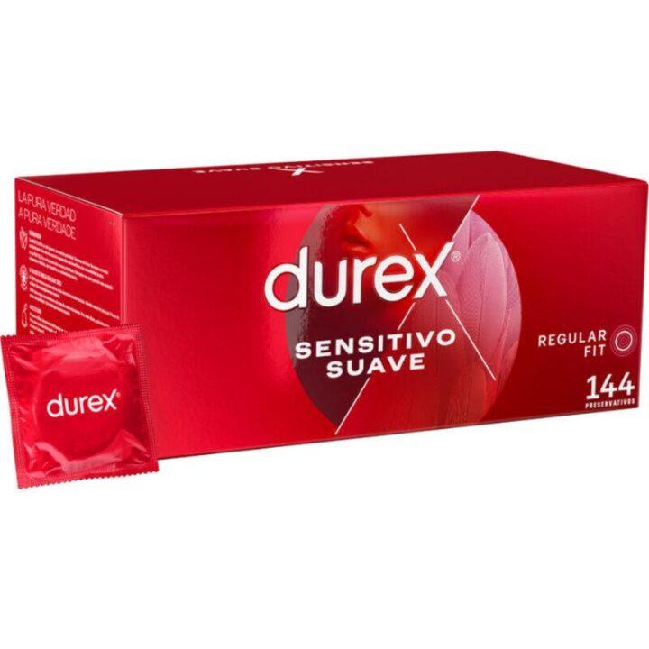 DUREX - PRESERVATIVOS SENSÍVEIS 144 UNIDADES