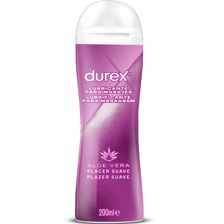 DUREX - GEL LUBRIFICANTE DE MASSAGEM SUAVE COM ALOE VERA 200 ML