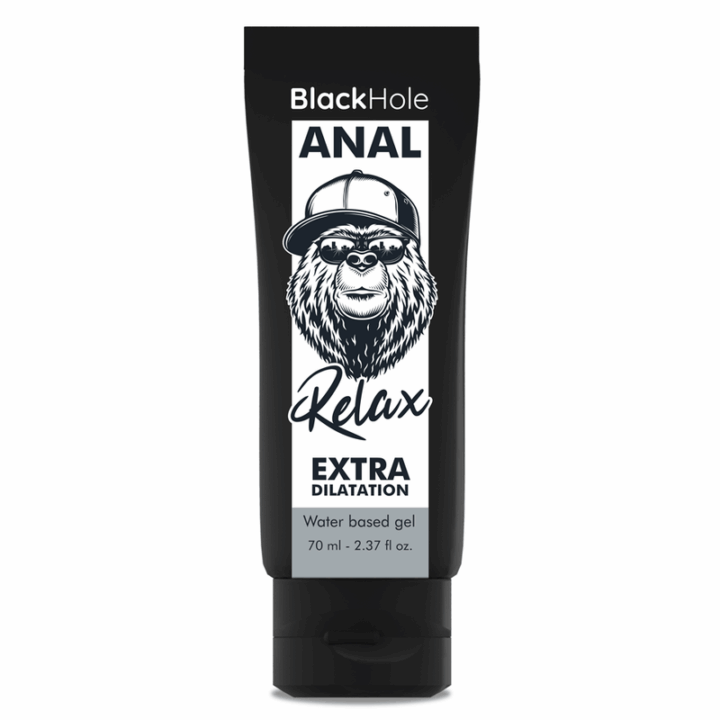 BLACK HOLE - GEL DILATADOR ANAL À BASE DE ÁGUA 70 ML