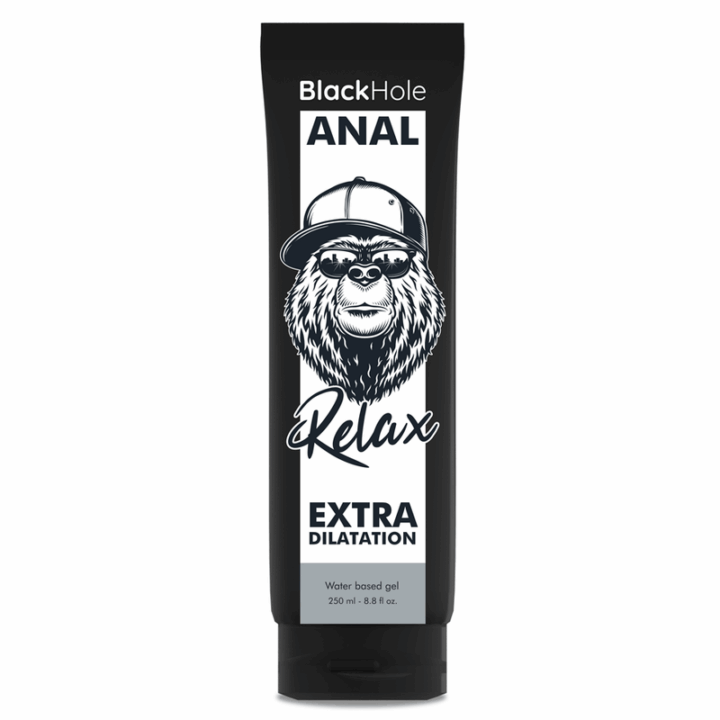 BLACK HOLE - GEL BASE D'ÁGUA DILATAÇÃO ANAL 250 ML