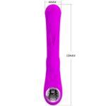 PRETTY LOVE - VIBRADOR DE COELHO LAMAR E PONTO G VIOLETA