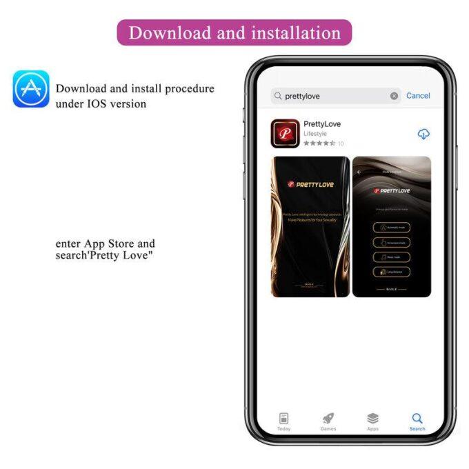 PRETTY LOVE - HECTOR VIBRADOR ELECTROSHOCK POR APP CONTROL ROXO