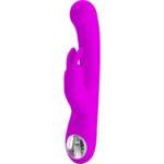 PRETTY LOVE - VIBRADOR DE COELHO LAMAR E PONTO G VIOLETA