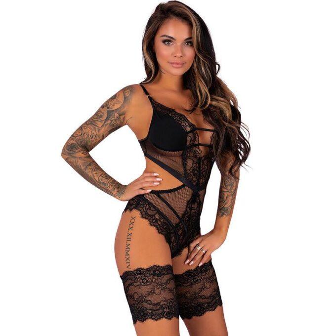 LIVCO CORSETTI FASHION - HAWAIN LC 90665 BODY PRETO