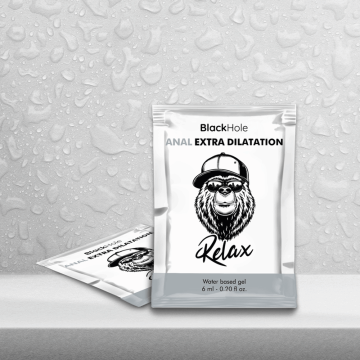 BLACK HOLE - GEL À BASE DE ÁGUA EXTRA DILATAÇÃO 6 ML DOSE ÚNICA
