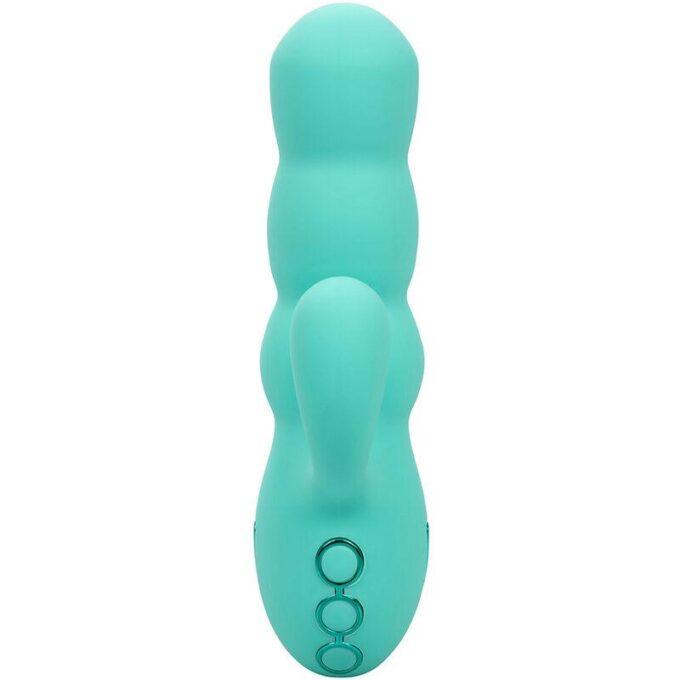 CALEXOTICS - VIBRADOR DEL MAR DIVA RABBIR AQUA GREEN POR CALIFORNIA DREAMING