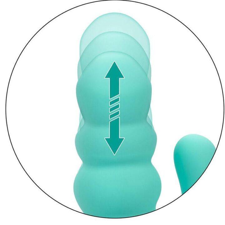 CALEXOTICS - VIBRADOR DEL MAR DIVA RABBIR AQUA GREEN POR CALIFORNIA DREAMING