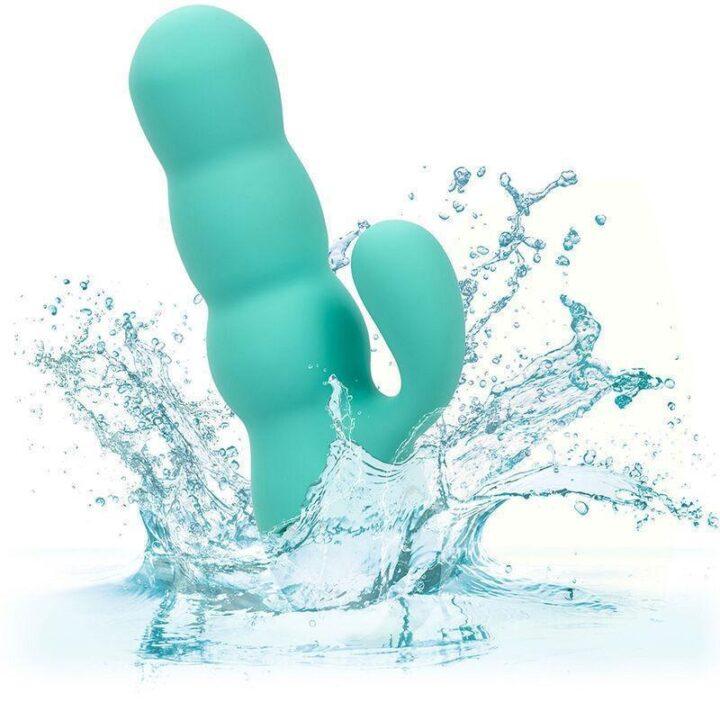 CALEXOTICS - VIBRADOR DEL MAR DIVA RABBIR AQUA GREEN POR CALIFORNIA DREAMING