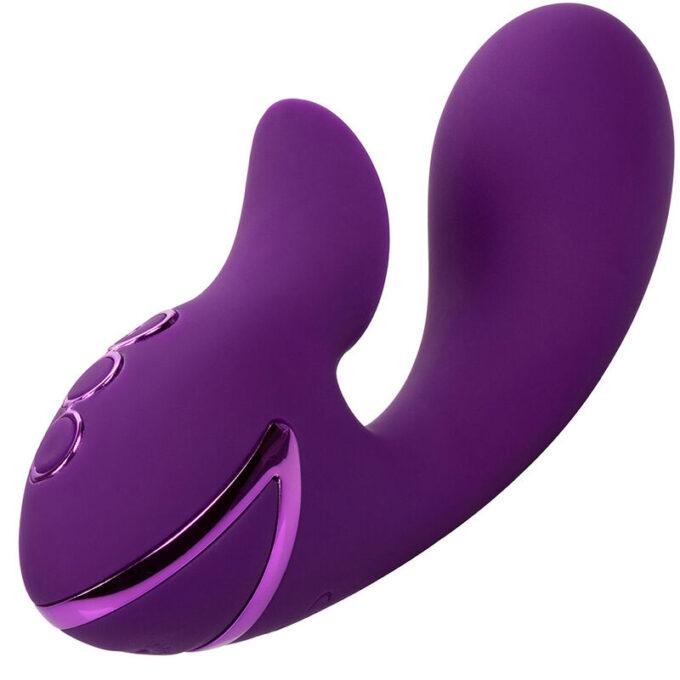 Calexotics - Huntington Beach Heartbreaker Stimulator & Sucker Purple By California Dreaming