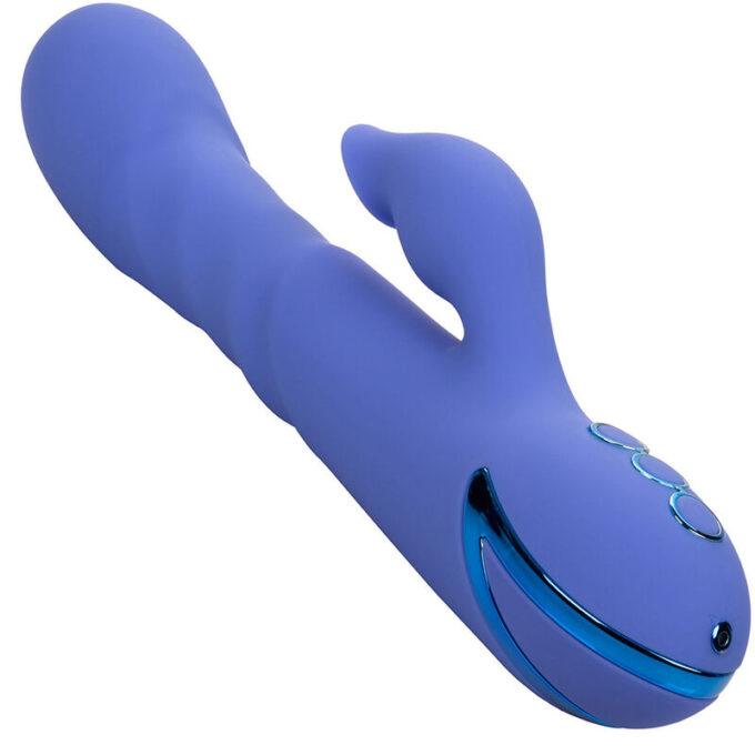 Calexotics - L.a Love Vibrator & Sucker Blue By California Dreaming